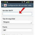 Configuracion cuenta POP3 en Samsung Galaxy S4